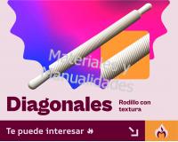 Rodillo Macizo líneas encontradas utensilio texturizador de Fond
